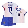 Conjunto (Camiseta+Pantalón Corto) Francia Dembele 11 Segunda Equipación Euro 2024 - Niño